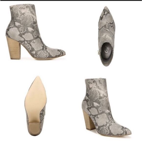 Carlos By Carlos Santana Snakeskin Printed Booties - Picture 4 of 7